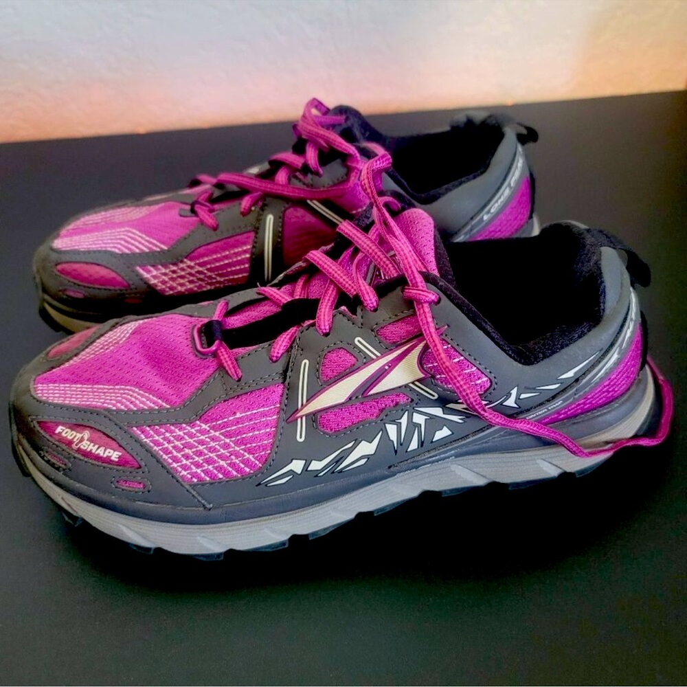 Altra Lone Peak 3.5 Women's Hiking Shoes 10 AFW1755F-1 Purple Gray Zero Drop